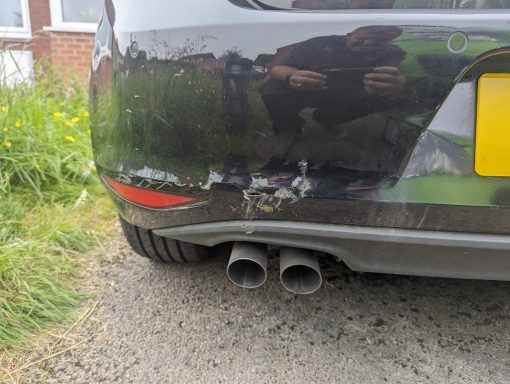 VW GOLF BUMPER REPAIR