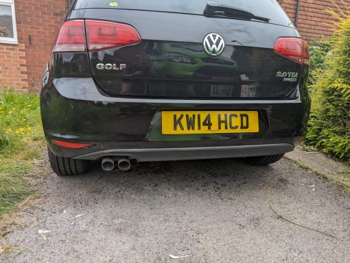 VW GOLF BUMPER REPAIR