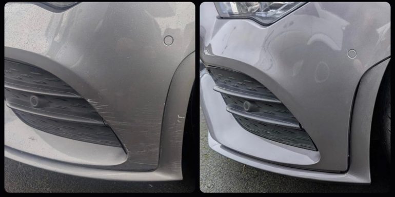 mercedes bumper repair